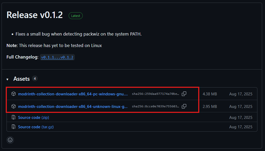 Auto-download with the collection downloader